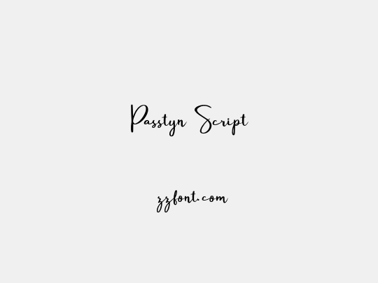 Passtyn Script