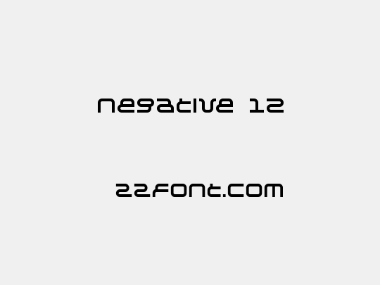 Negative 12