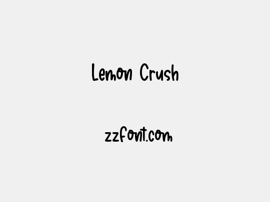 Lemon Crush