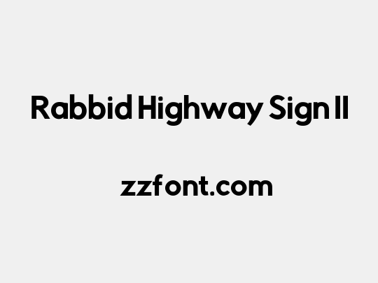 Rabbid Highway Sign II