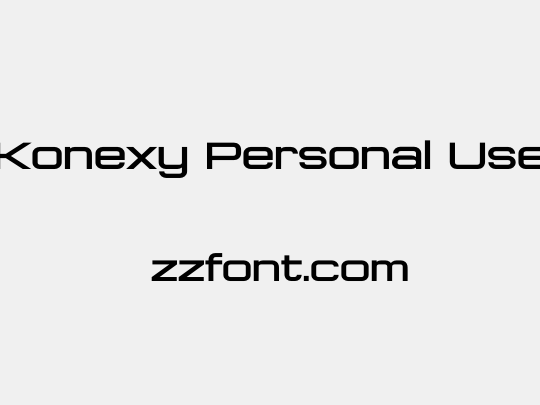 Konexy Personal Use