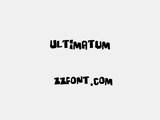 Ultimatum
