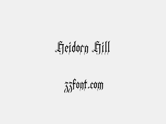 Heidorn Hill