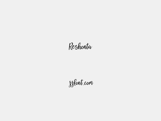 Reshonta