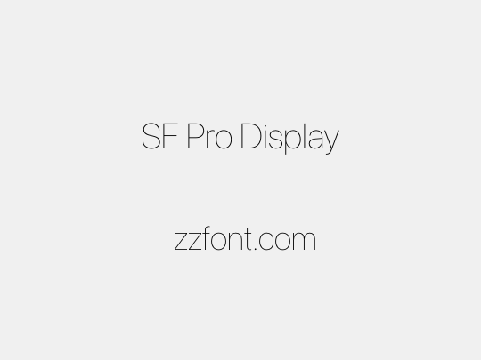 SF Pro Display