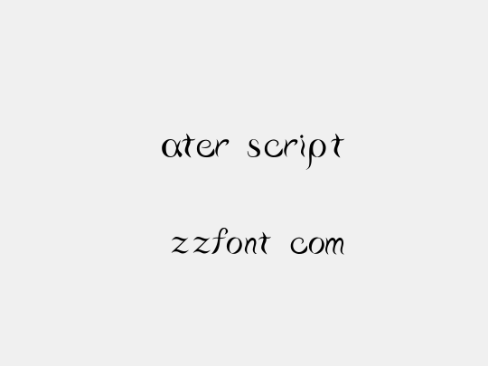 Water script