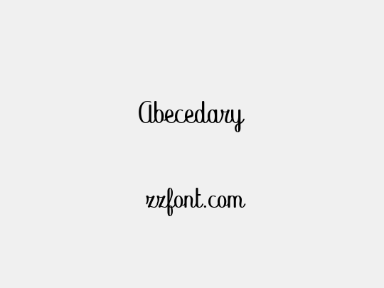 Abecedary