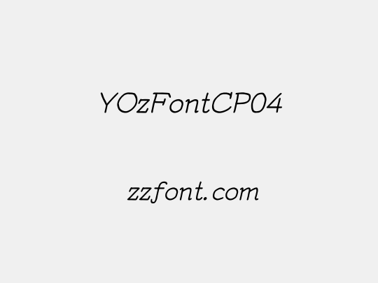 YOzFontCP04