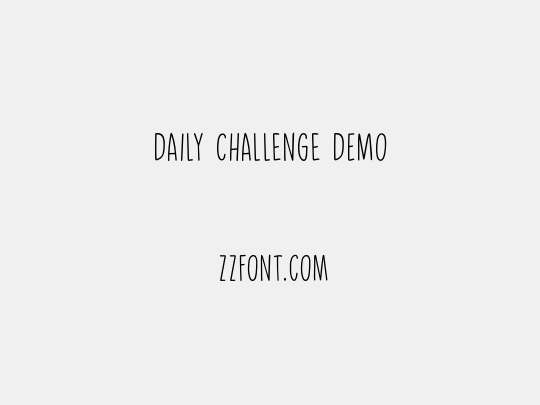 Daily Challenge DEMO