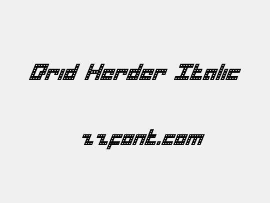 Drid Herder Italic