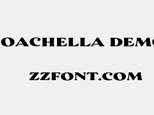Coachella DEMO