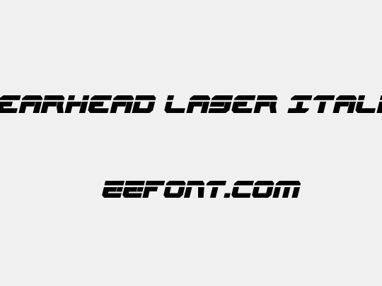 Gearhead Laser Italic