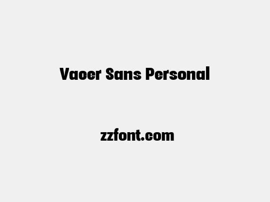 Vacer Sans Personal