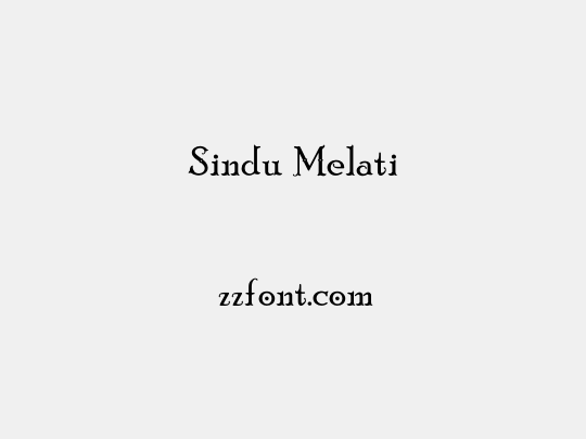 Sindu Melati