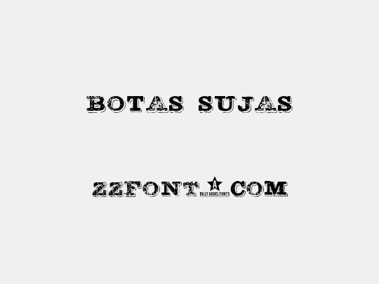 BOTAS SUJAS