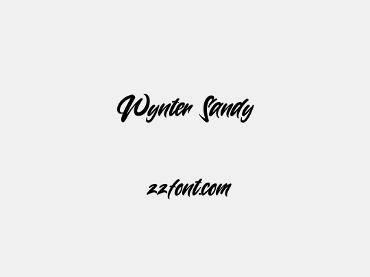 Wynter Sandy