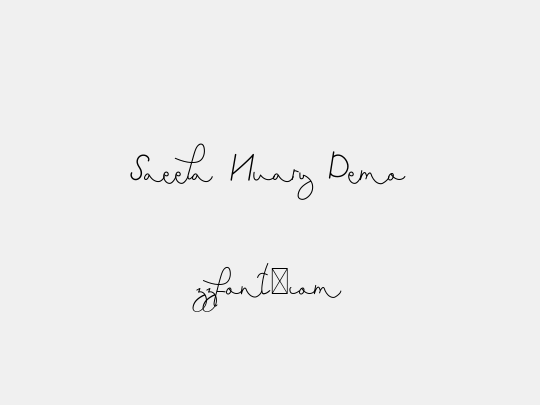 Saeela Nuary Demo
