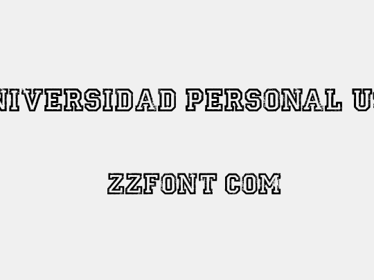 UNIVERSIDAD PERSONAL USE