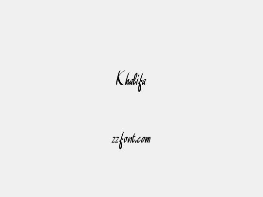 Khalifa
