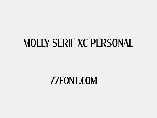 Molly Serif XC PERSONAL
