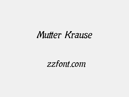 Mutter Krause