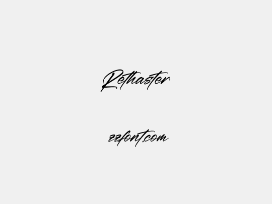 Rethaster