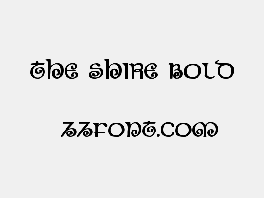 The Shire Bold