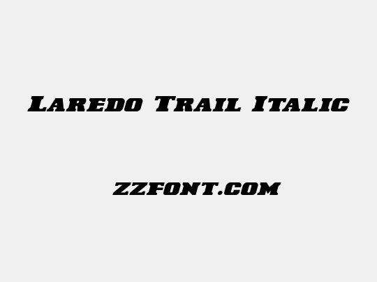 Laredo Trail Italic