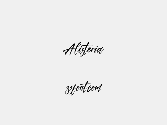 Alisteria