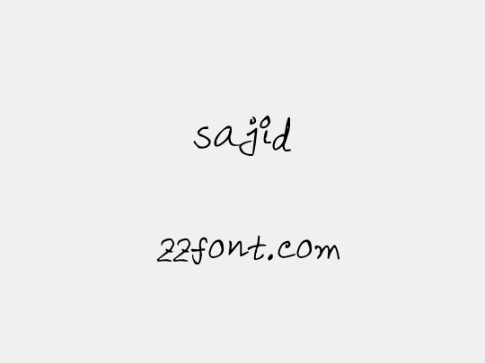 Sajid