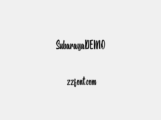 SubarayaDEMO