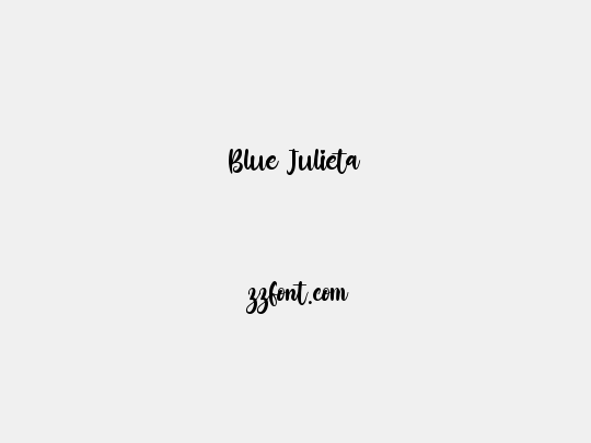 Blue Julieta