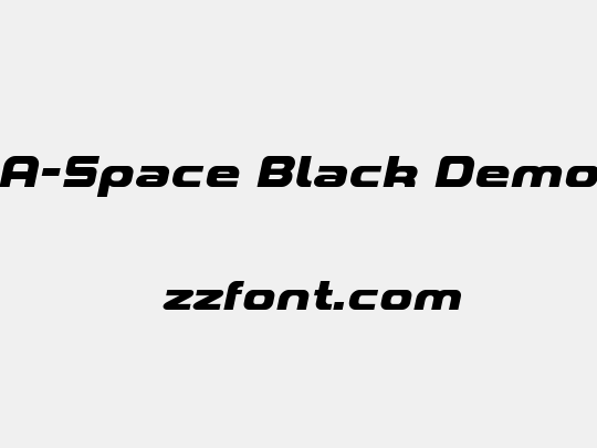 A-Space Black Demo