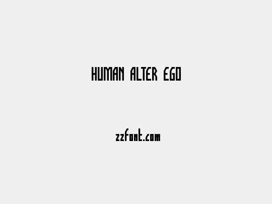 HUMAN ALTER EGO