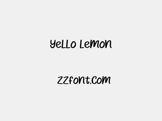 Yello Lemon