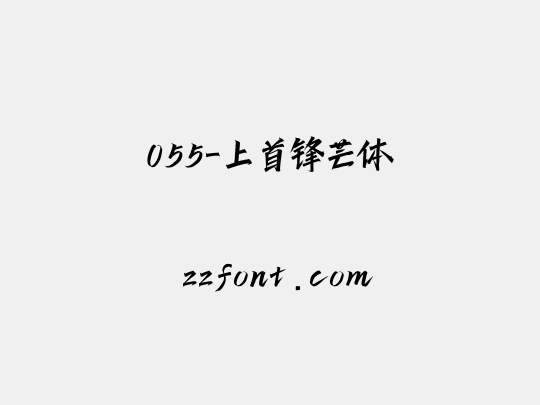 055-上首锋芒体