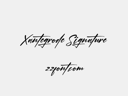 Xantegrode Signature