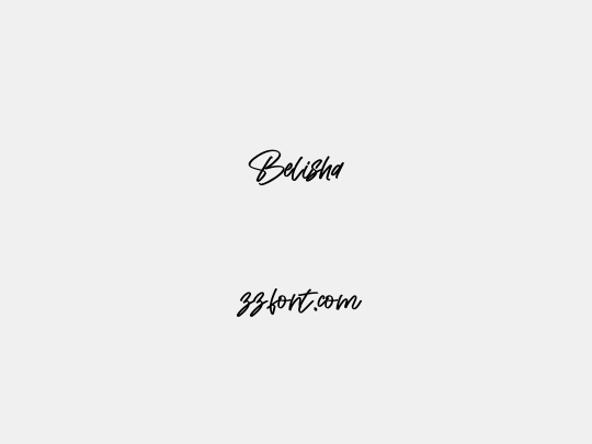 Belisha
