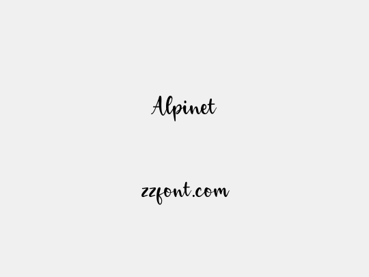 Alpinet