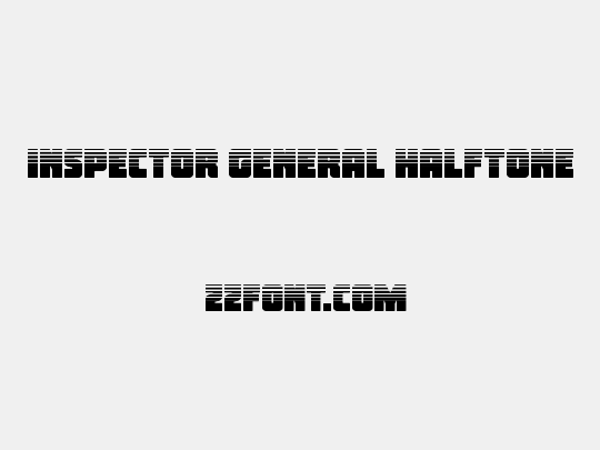 Inspector General Halftone