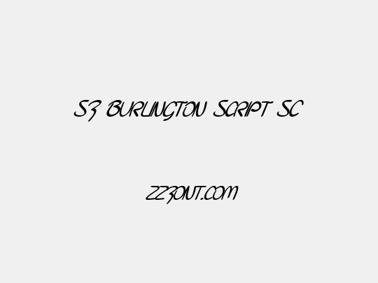 SF Burlington Script SC