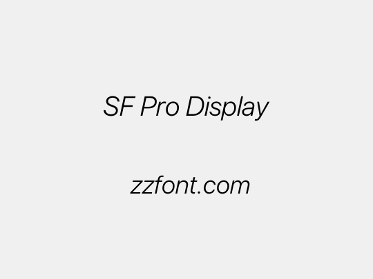 SF Pro Display