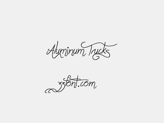 Aluminum Trucks