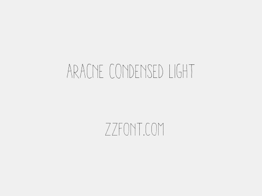 Aracne Condensed Light
