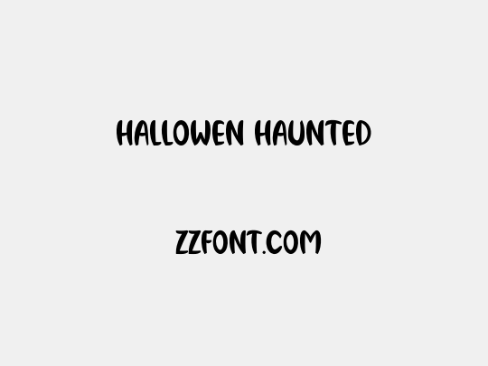HALLOWEN HAUNTED