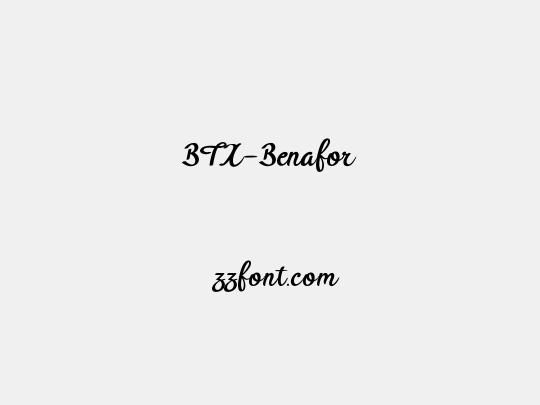 BTX-Benafor