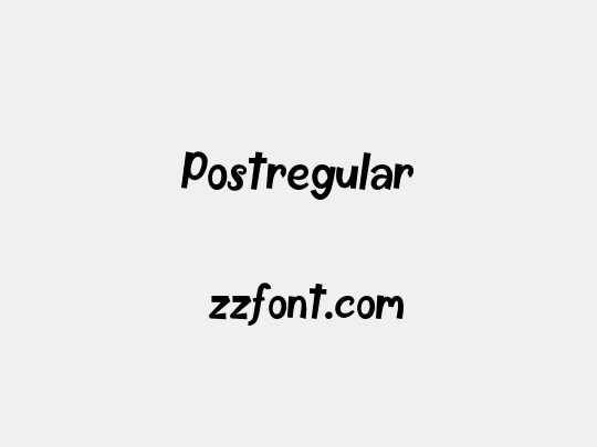 Postregular