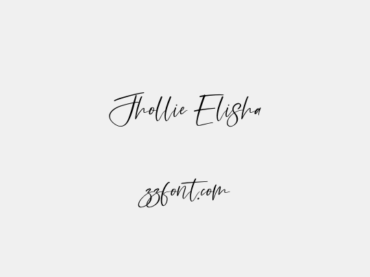 Jhollie Elisha
