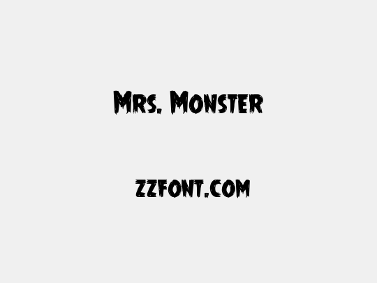 Mrs. Monster