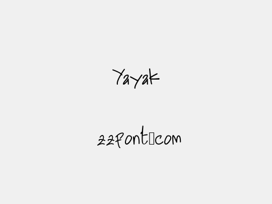 Yayak